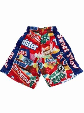 Flow Society - Boys Sweet Flow Lax Print Shorts - Size XS